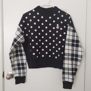 Champion Mockneck Cropped Sweatshirt